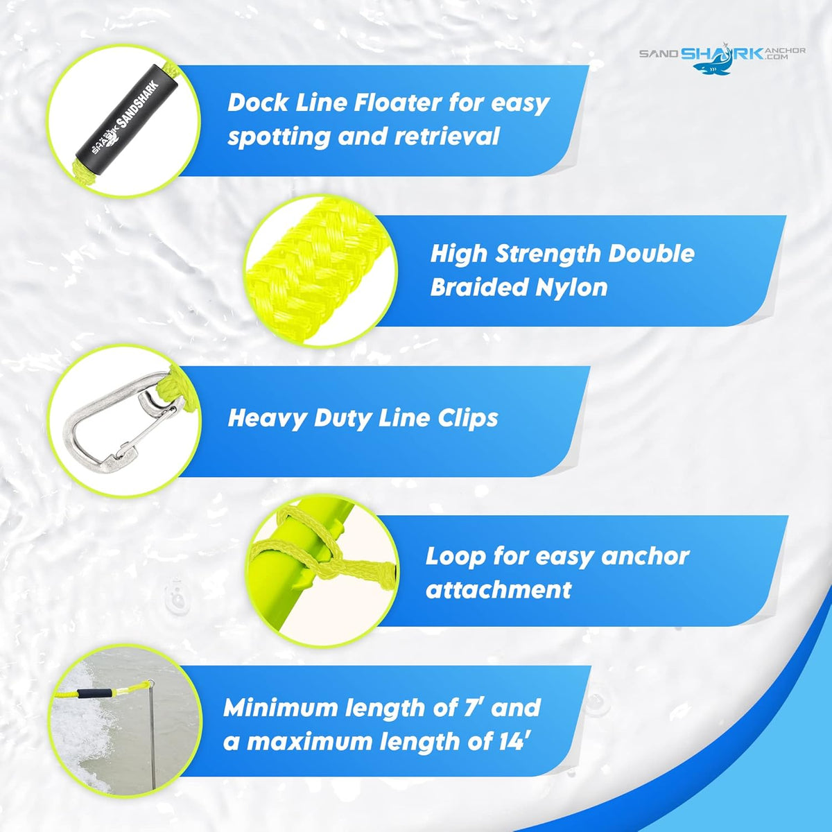 JET SKI KIT Neon 7-14 line, Blue 20 Dry Bag)PWC-SPORT-KIT-1