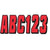Hardline Series 320 Registration Set, Red/Black Outline
