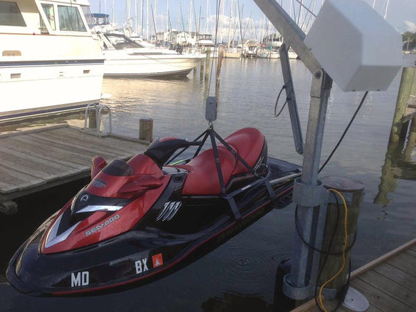 2800lbs Watercraft Lift Sling - Upgraded Polyester Straps With Steel Brackets For PWC Jet Ski Lifting