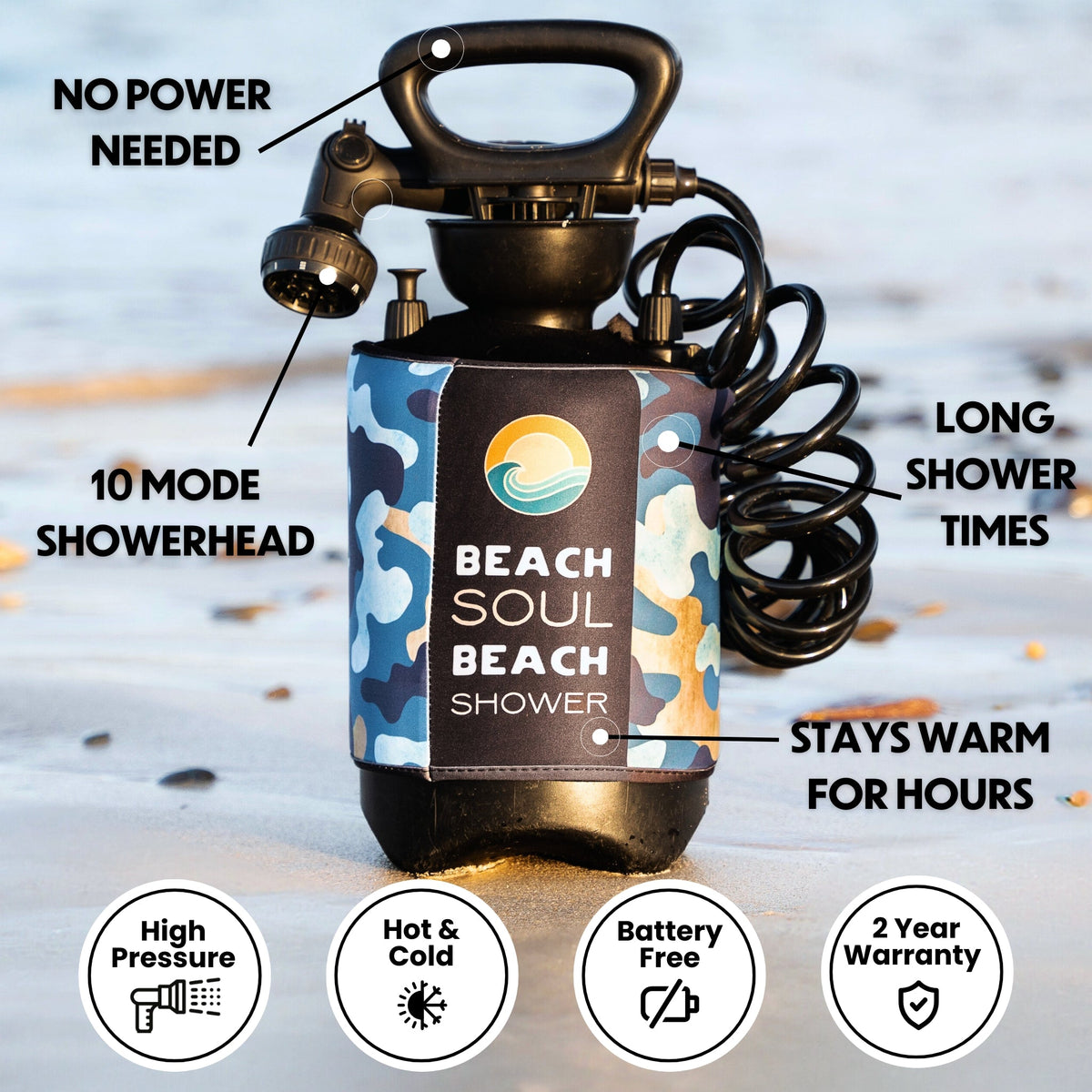 Portable Shower Chill Chameleon 1.3G