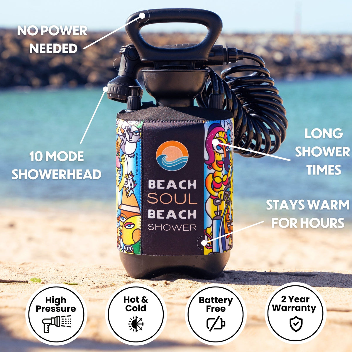 Portable Shower Livin&#39; the Dream 1.3G