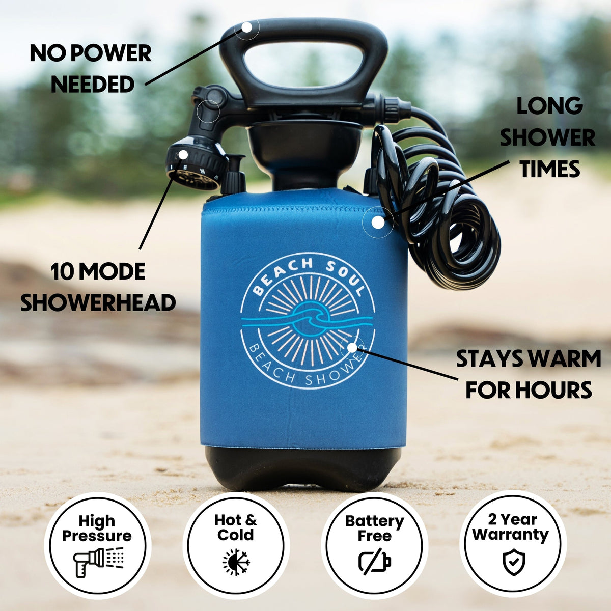 Portable Shower Ocean Rise 1.3G