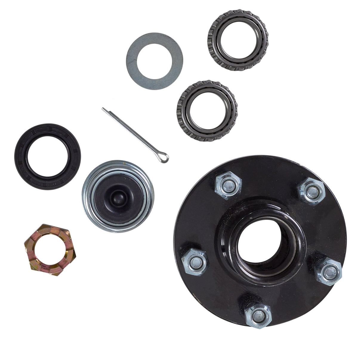 Trailer Hub Kit with 1&quot; Bearing