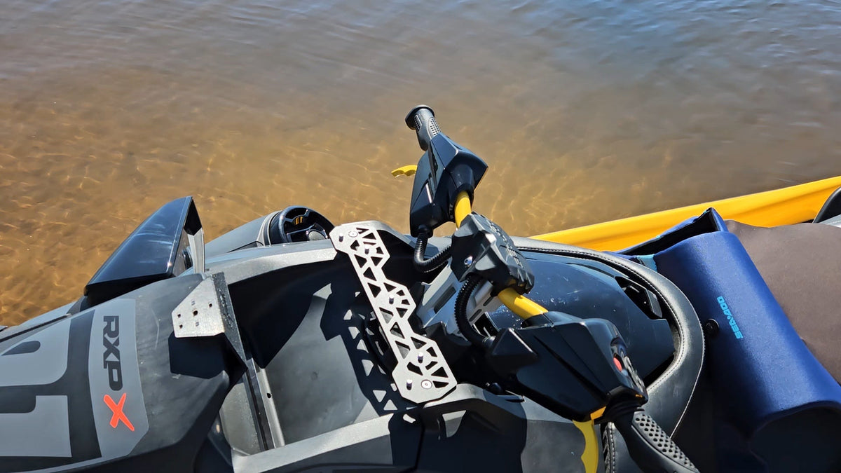 Riptide Rogue Seadoo Aluminum Action Camera Dash Mount Insta 360 Go Pro Fits 2021+ RXP-X &amp; 2024+ GTR-X 300