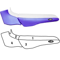 Seat cover for Sea-Doo 1990-1991 GT/1992-1995 GTX/1992-2000 GTS/1996 GTI