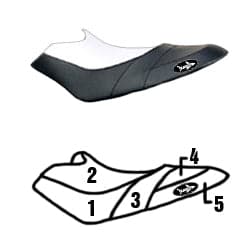 Seat cover for Sea-Doo 2000-2003 RX, RX Di