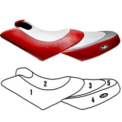 Seat cover for Sea-Doo 2002-2006 GTX 4-Tec/2002 GTX Di/2005-2009 RXT/2003-2007 GTX 4 tec WAKE