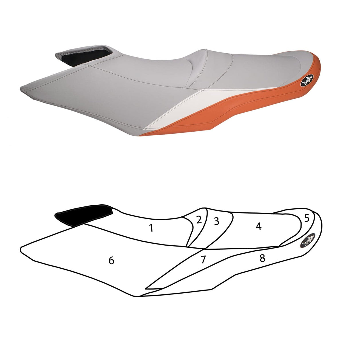 BlackTip Jetsports Custom Seat Cover for Sea-Doo GTI 130 GTS 130 Wake 155 10-21