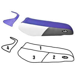 Seat cover for Kawasaki 1995-1997 ZXI 900, ZXI 1100/1998-1999 XI Sport and Cowling