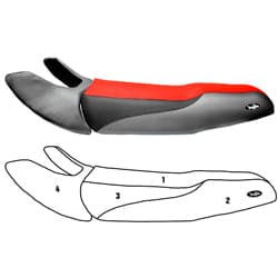 Seat cover for Kawasaki 1997 1100 STX/1999-2000 900 STX/2001-2002 900 STS