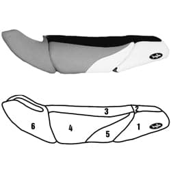 Seat cover for Kawasaki 1998-1999 1100 STX