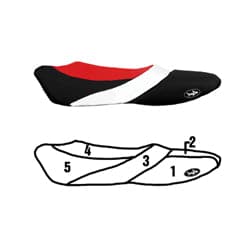 BlackTip Jetsports Custom  Seat Cover for Kawasaki 06-08 STX 12F/06-18 STX 15F