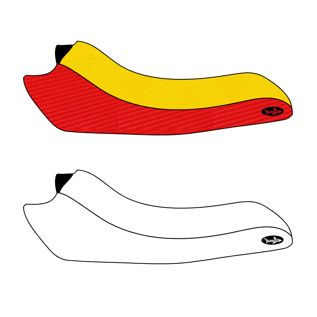BlackTip Jetsports Custom Seat Cover for Yamaha 650 LX Wave Runner 500 1989-1993