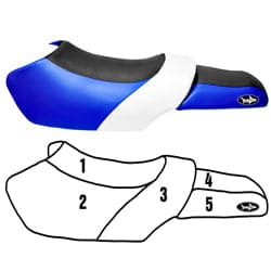 Seat cover for Yamaha 1997-1999 GP1200/1998-2000 GP800/1999-2000 GP760/1997-1999 Wave Runner 760