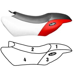 Seat cover for Yamaha 2003-2008 GP1300R/2001 GP800/2003-2005 GP 800R