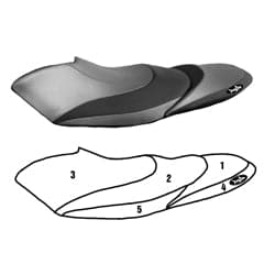 Seat cover for Yamaha 2008-2011 FX SHO/ 2009-2011 FX HO