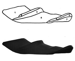 Seat cover for Yamaha 2010-2014 VX Cruiser