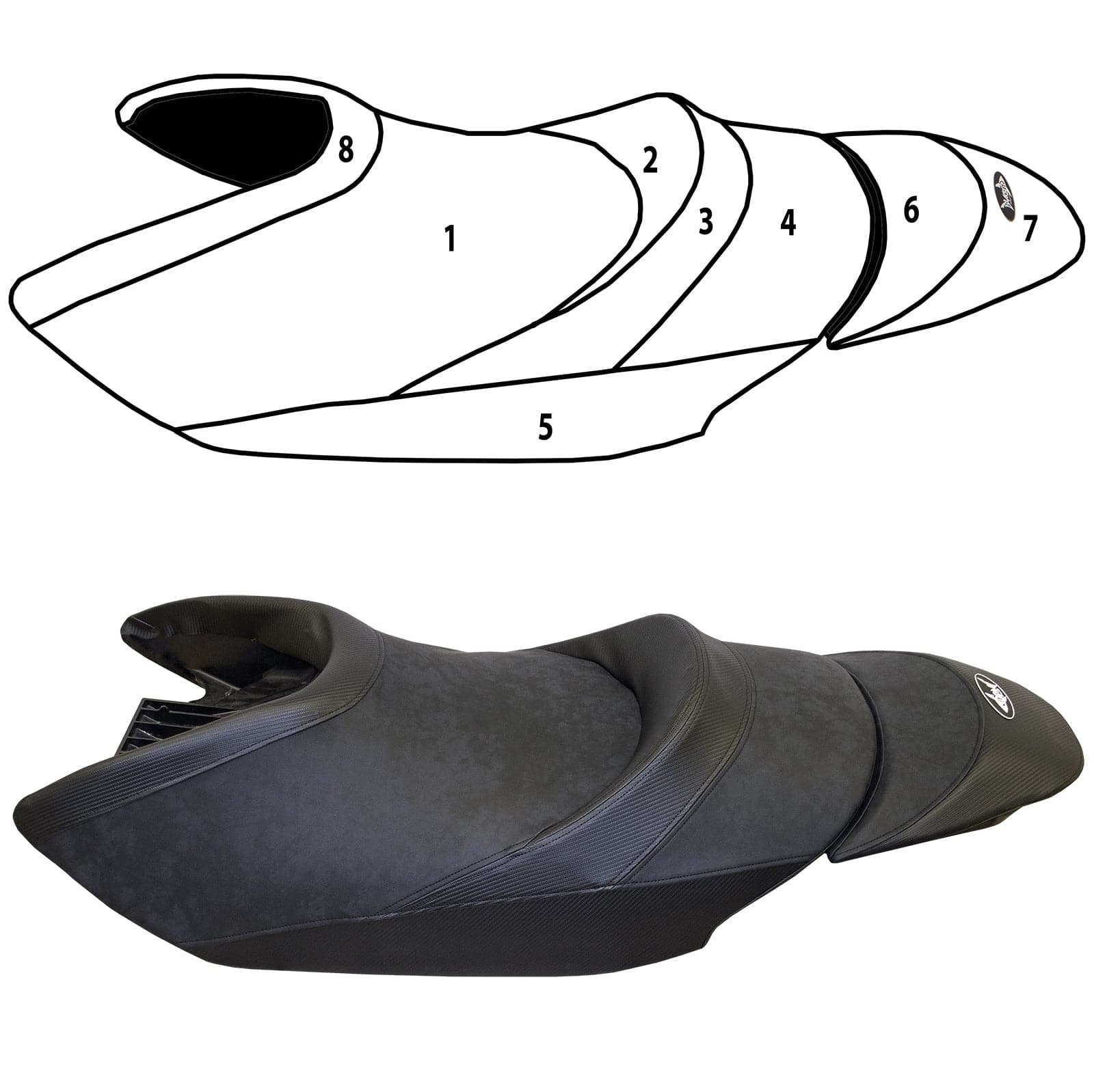 Seat Cover For Yamaha 2012-2016 FZR