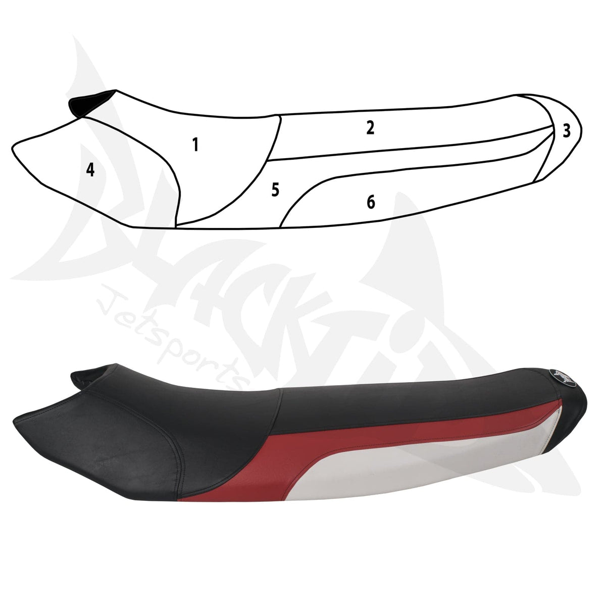 BlackTip Jetsports Custom Seat Cover for Yamaha EX, EX Sport, EX Deluxe