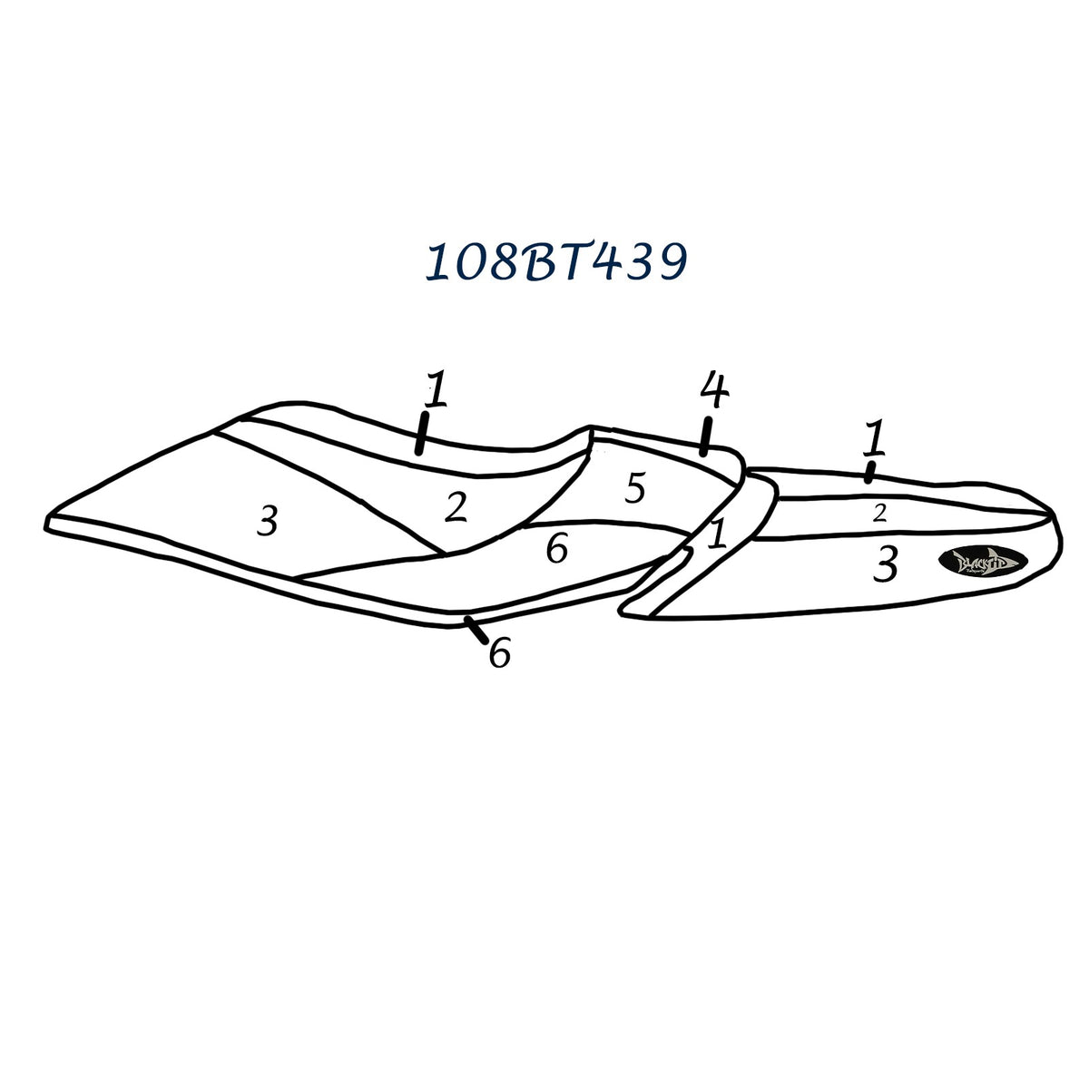 BlackTip Jetsports Custom Seat Cover for Yamaha  2021-2023 VX / 2021-2024 VX-C