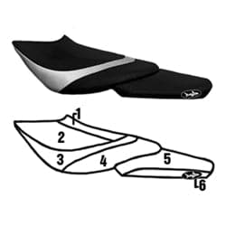 BlackTip Jetsports Custom Seat Cover for Honda 2008-2009 F15X