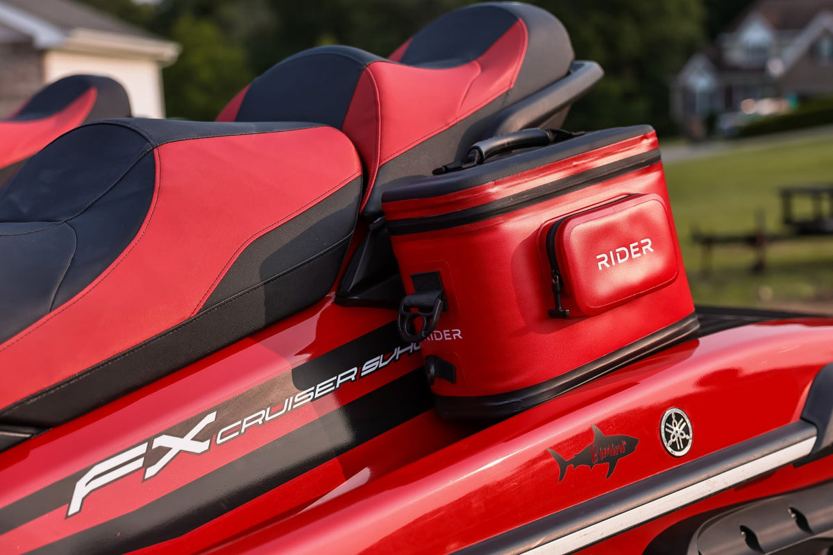 Rider PWC Coolers Jet Ski Coolers Set of 2 Black/Green RC101