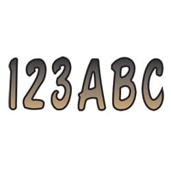 Hardline Series 200 Registration Set, Beige/Black Outline
