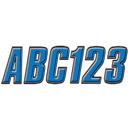 Hardline Series 800 Registration Set, Blue/Black Outline