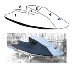 Custom Storage cover for Sea-Doo 1993-1995 GTX/ 1990-1991 GT/ 1996-2000 GTS