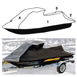 Custom Storage cover for Sea-Doo 2003-2009 GTX/2002-2003 GTX DI/2002 GTX 4Tec/2005-2009 RXT