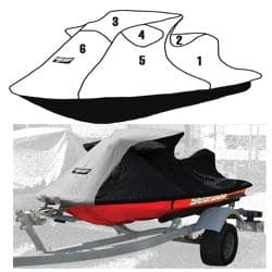 Custom Storage cover for Sea-Doo 1996-2001 GS, GSX, GSX Ltd., GSX RFI