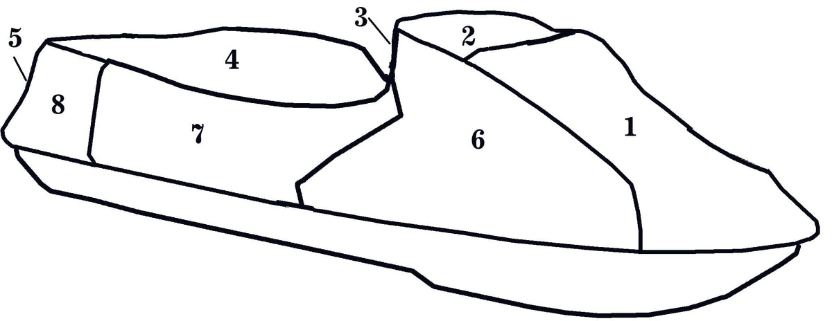 Custom Storage cover for Sea-Doo 2000-2003 LRV