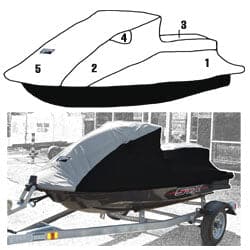 Custom Storage cover for Kawasaki 2004-2012 STX 15F/ 2003-2007 STX 12F/ 2009-2010 STX Base