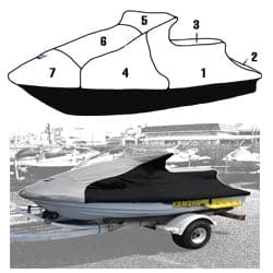 Custom Storage cover for Yamaha 1994-1997 Wave Raider 700/760/1100