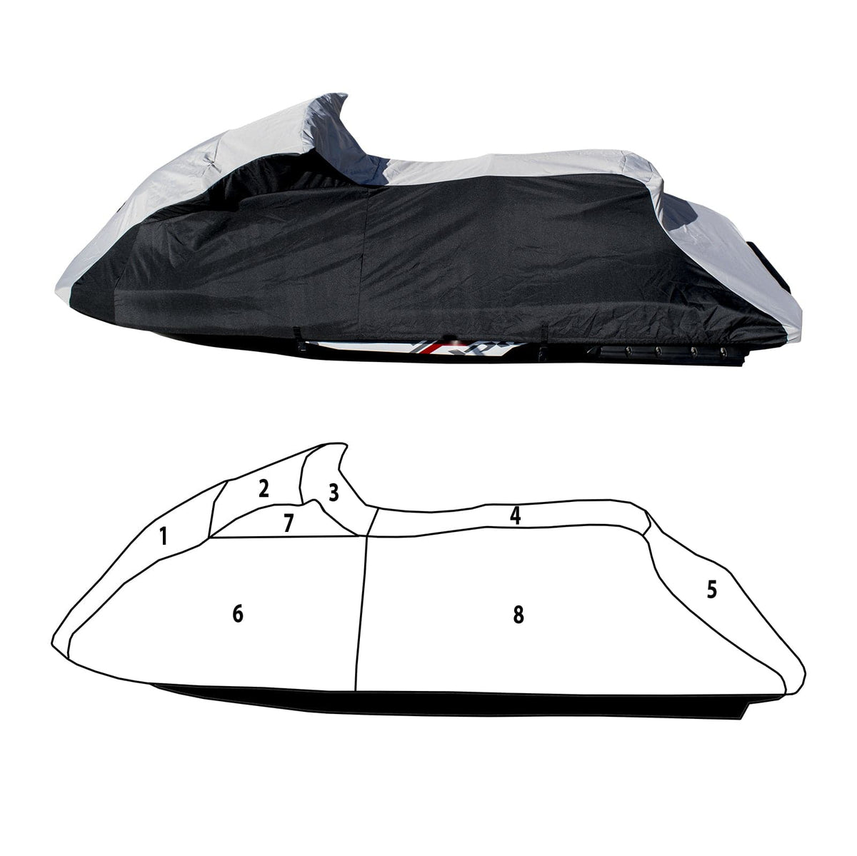 Custom Storage Cover for Yamaha VX Cruiser 2019-2020 Storage Cover-vented