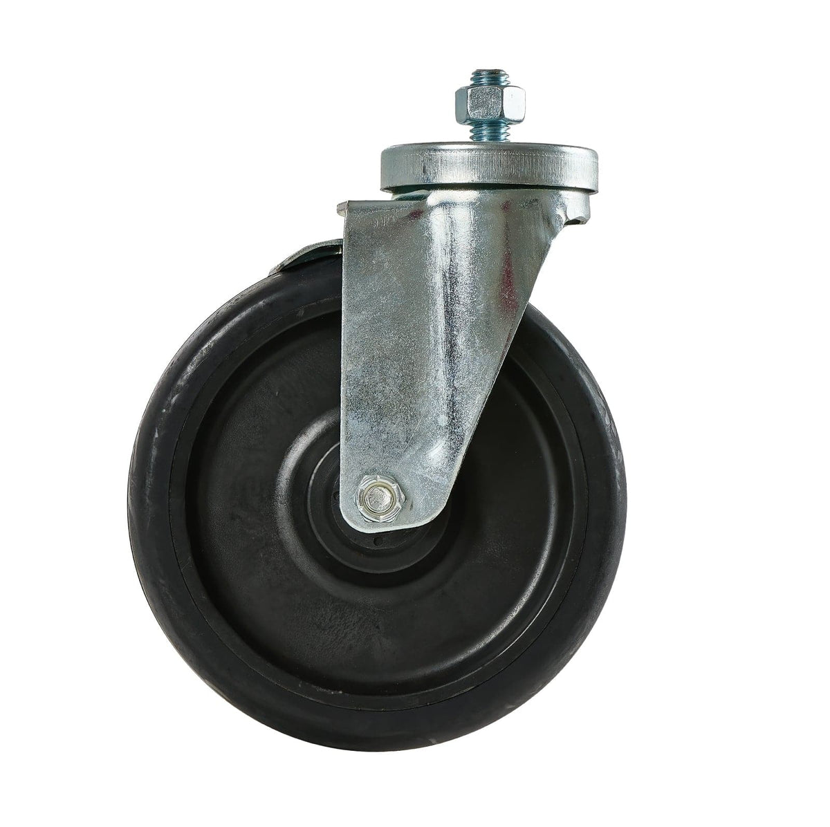 Caster Swivel Brake - 6 Inch, 1/2 Stud, 13 TPI