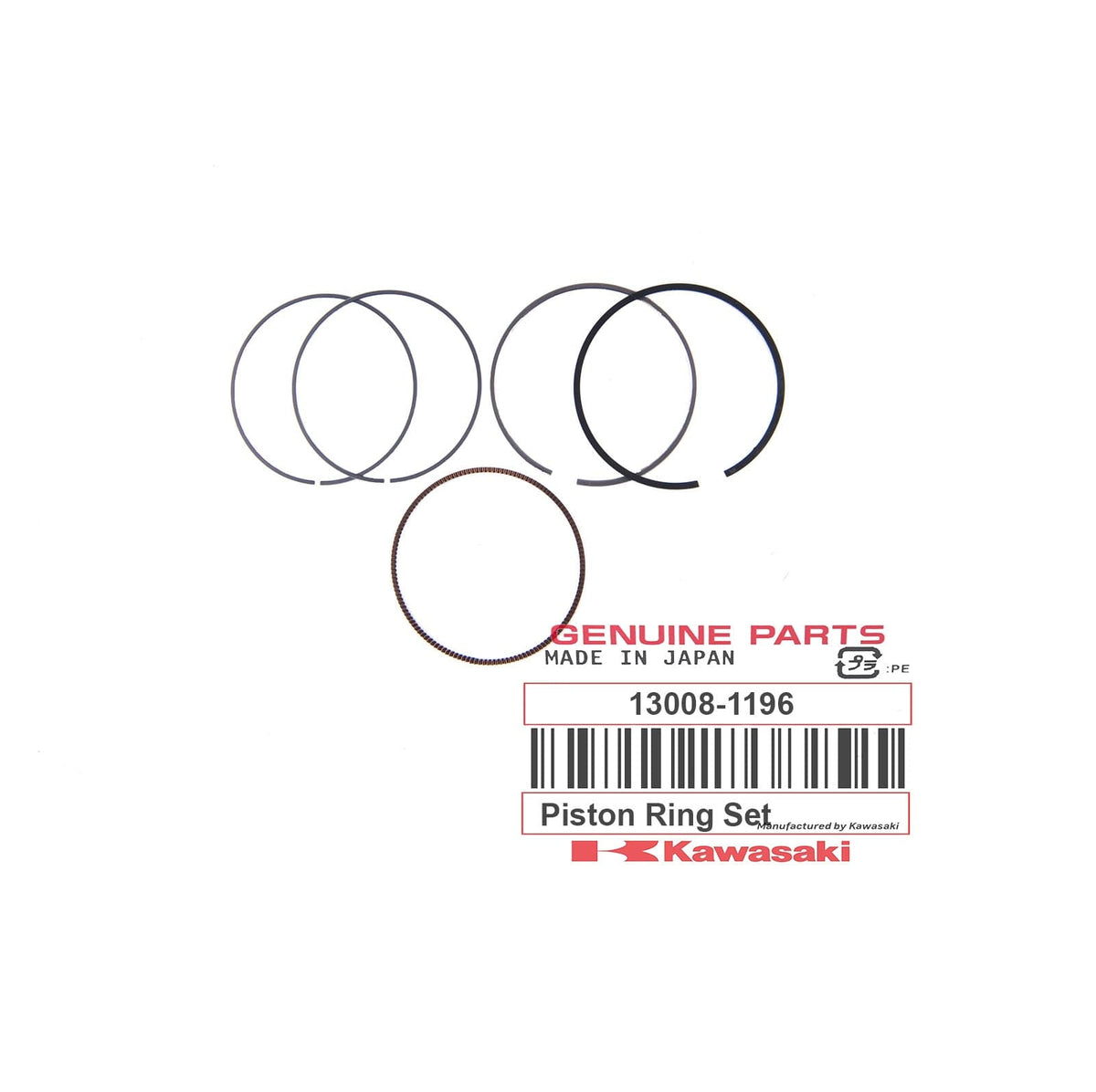 13008-1196 RING-SET-PISTON