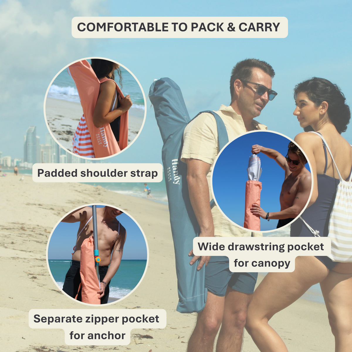 Beach Umbrella &amp; Anchor System