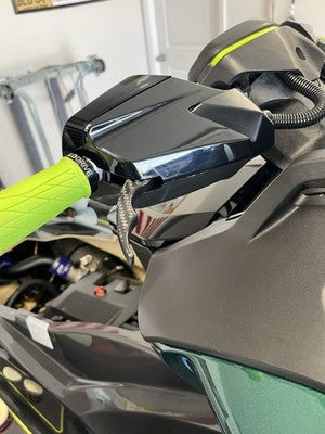 Billet Carbon Fiber Seadoo IBR Throttle &amp; Brake/Reverse Levers Upgrade Trigger Set 2