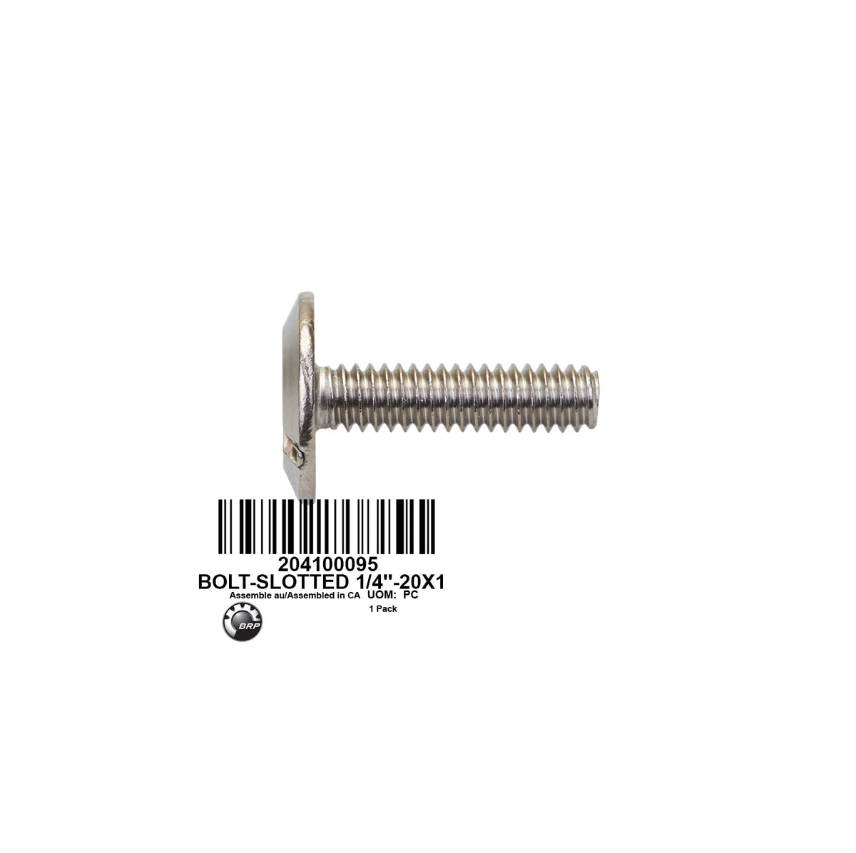 BOLT-SLOTTED 1/4&#39;&#39;-20X1