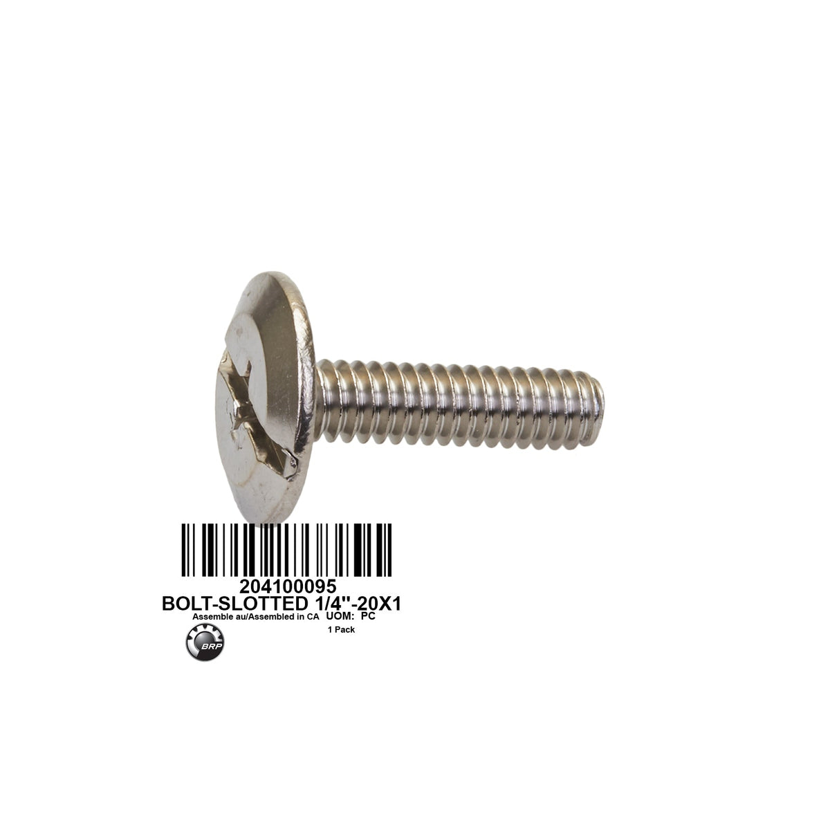 BOLT-SLOTTED 1/4&#39;&#39;-20X1