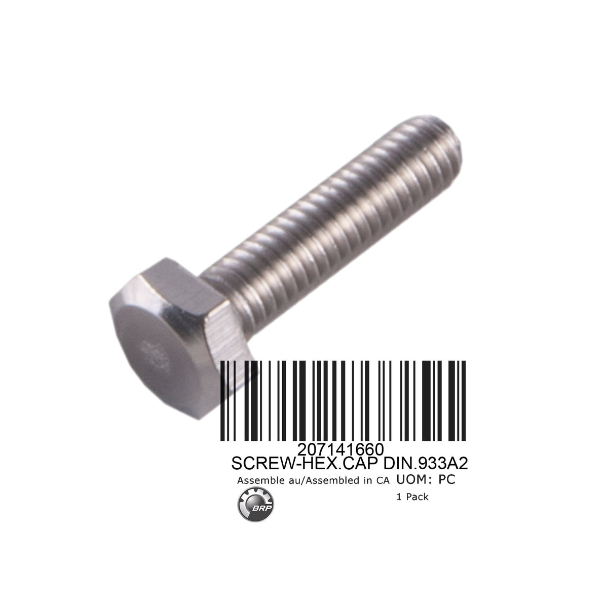 SCREW-HEX.CAP DIN.933A2