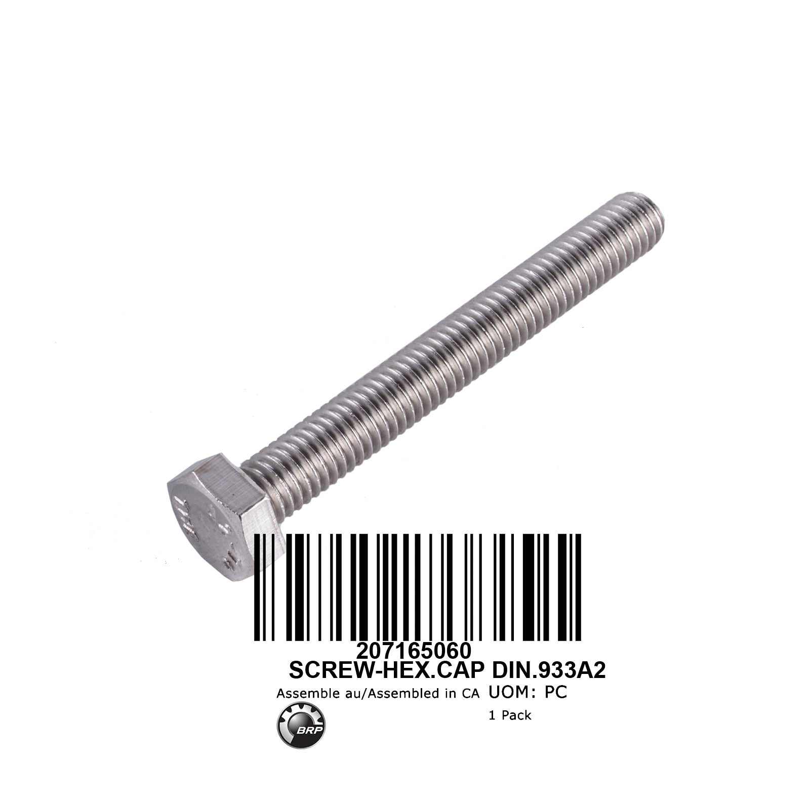 SCREW-HEX.CAP DIN.933A2