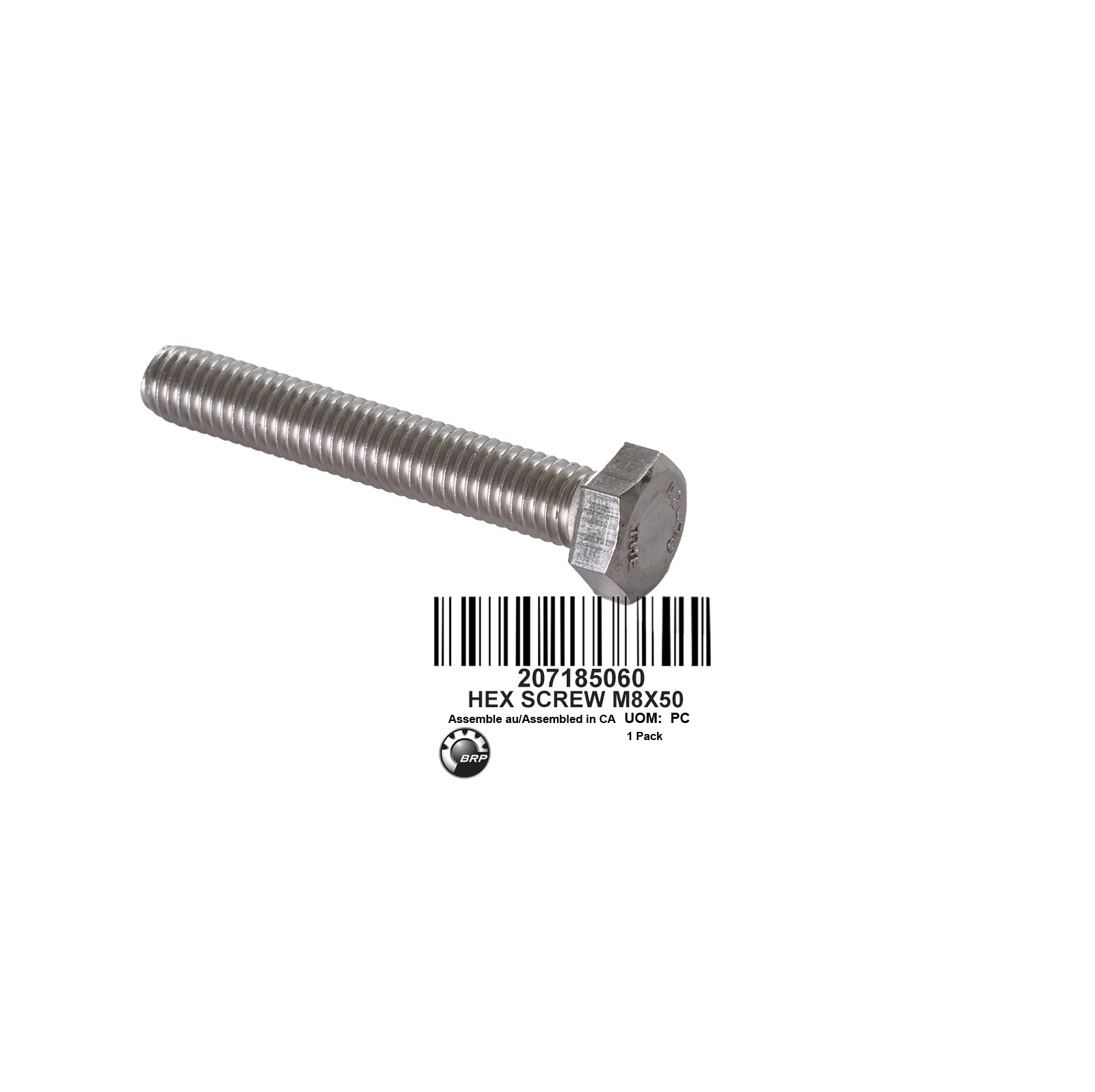 HEX SCREW M8 X 50