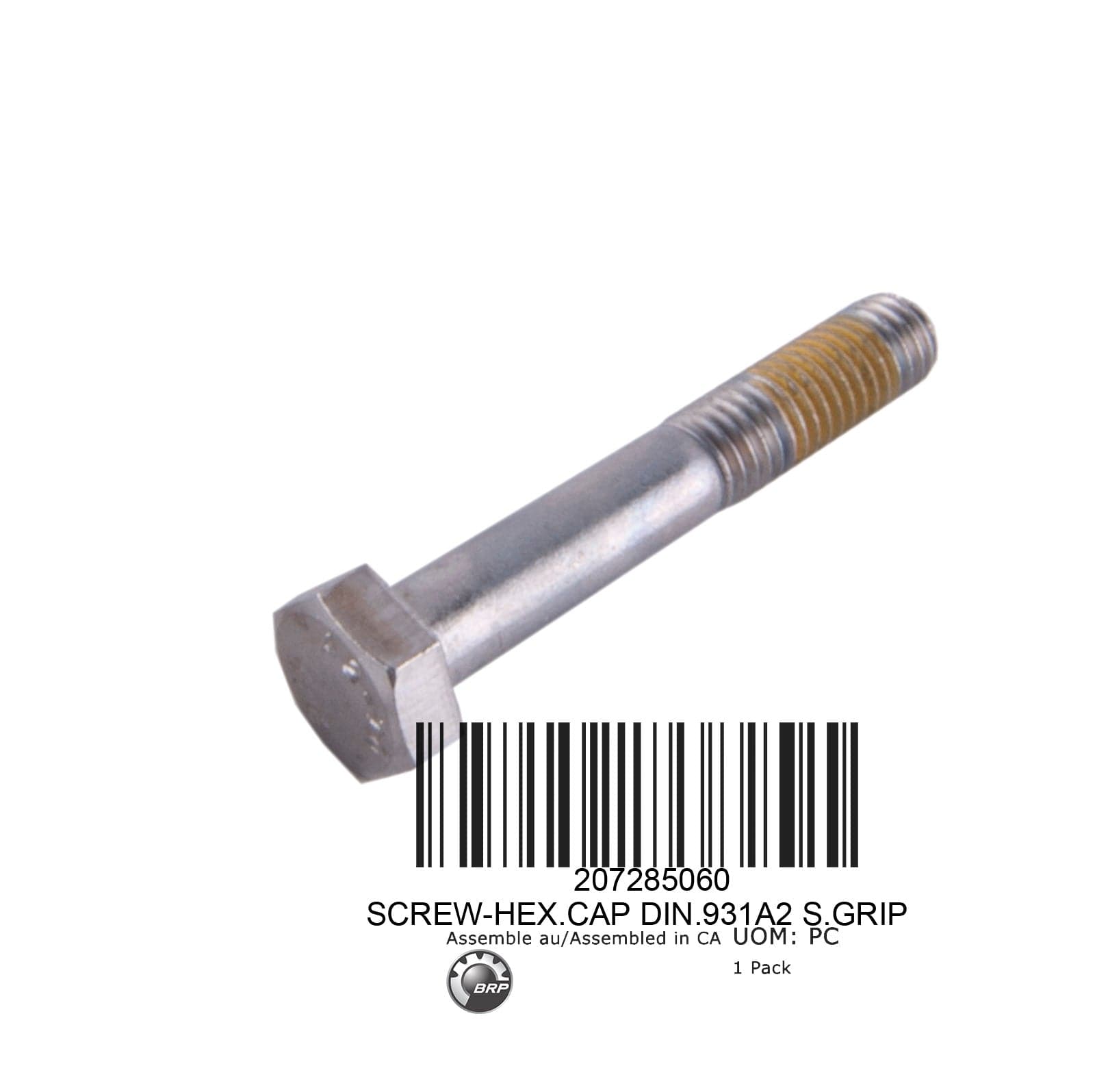 207285060 SCREW-HEX.CAP DIN.931A2 S.GRIP