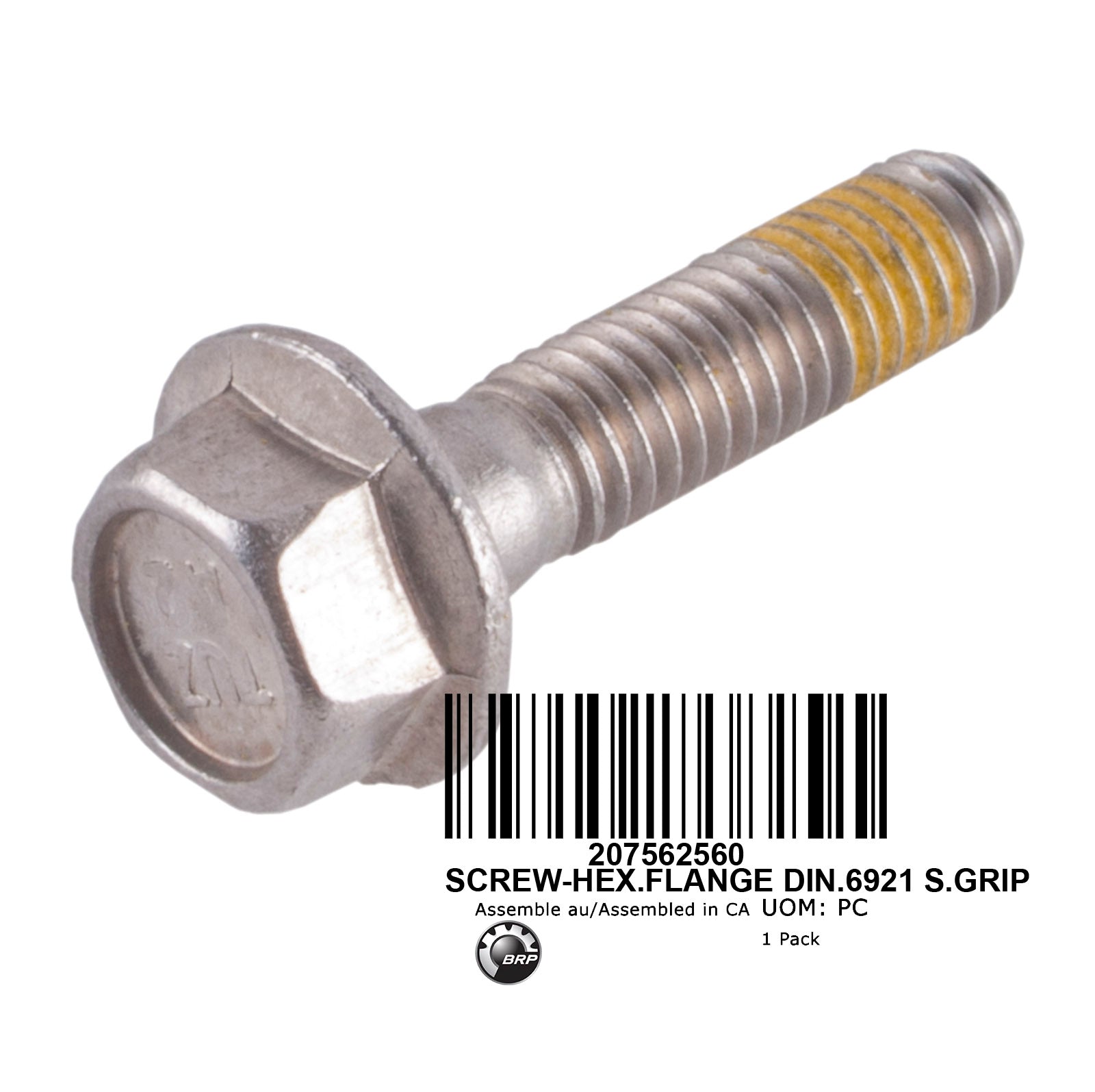 SCREW-HEX.FLANGE DIN.6921 S.GRIP