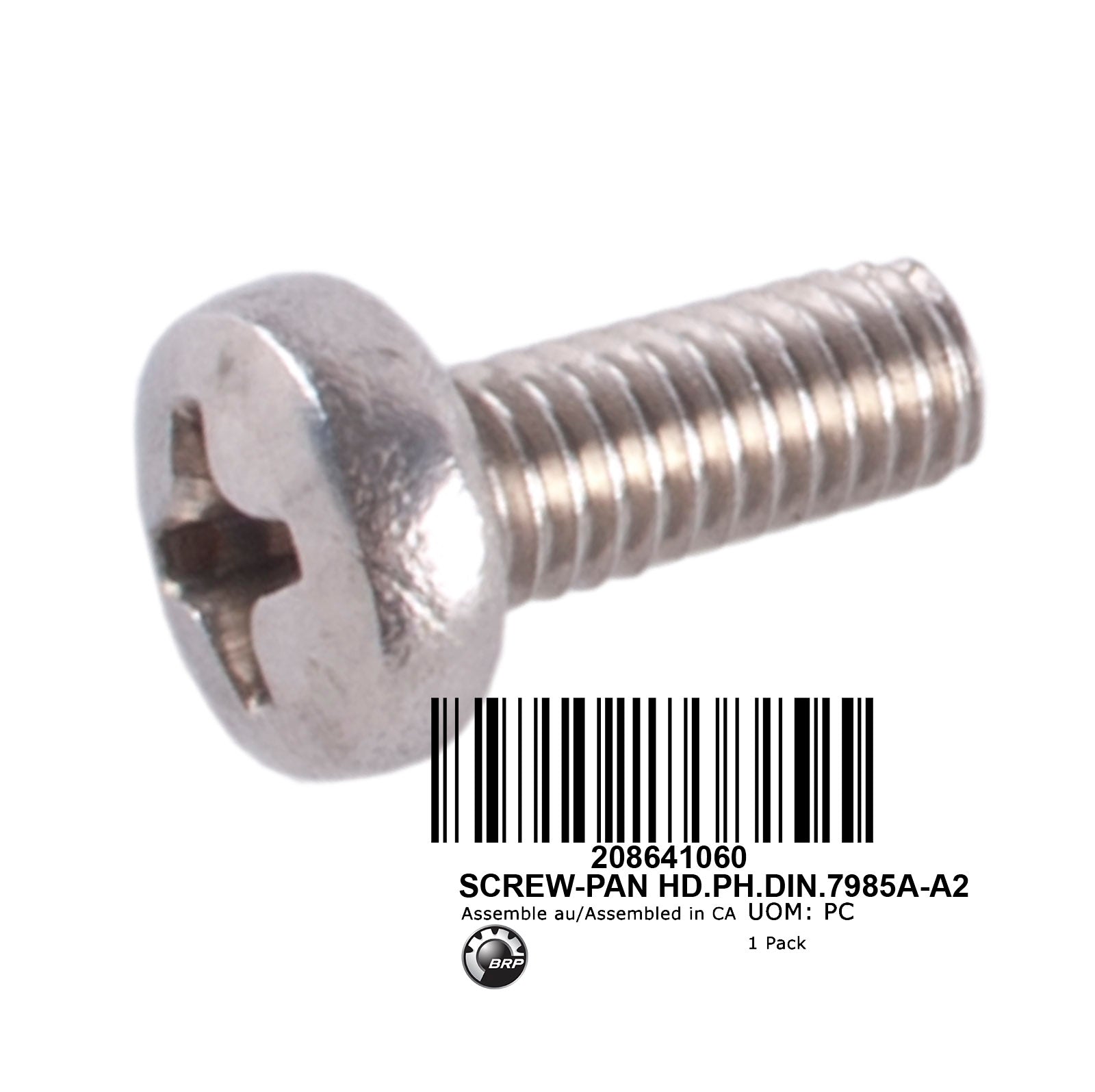 SCREW-PAN HD.PH.DIN.7985A-A2