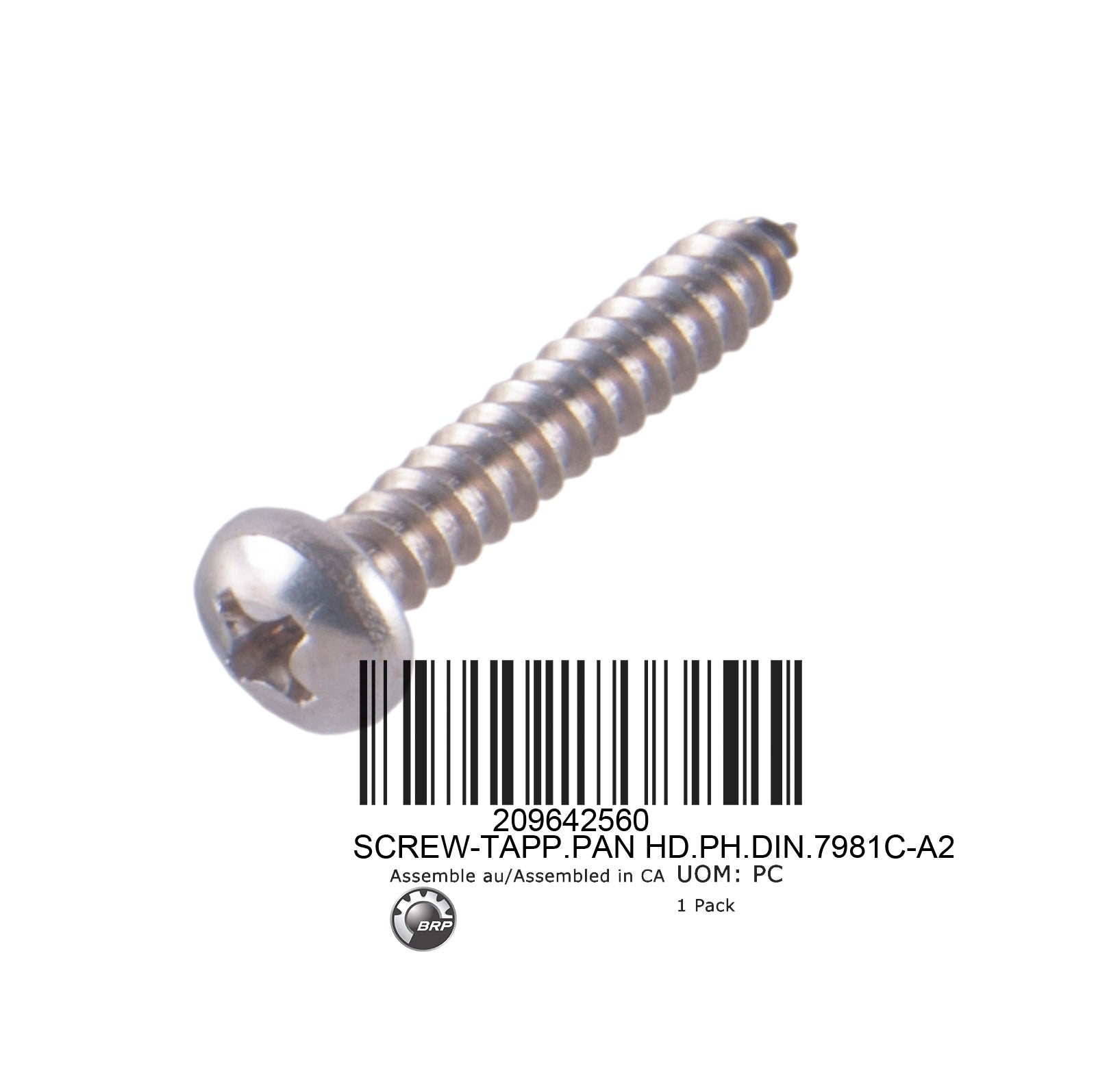 SCREW-TAPP.PAN HD.PH.DIN.7981C-A2 VINTAGE