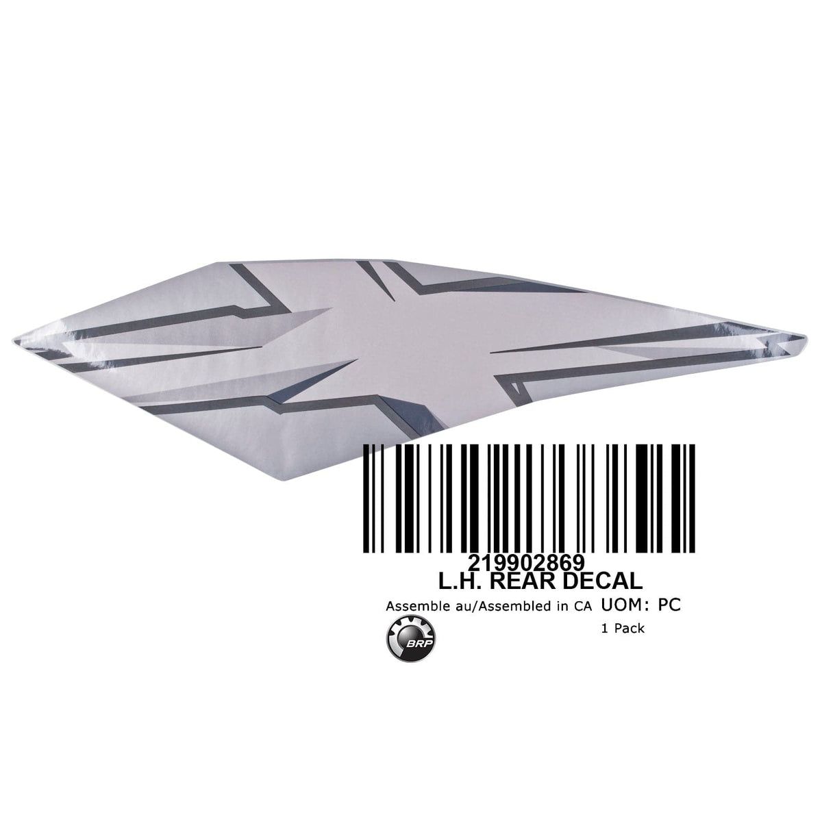 219902869 L.H. REAR DECAL VINTAGE PART