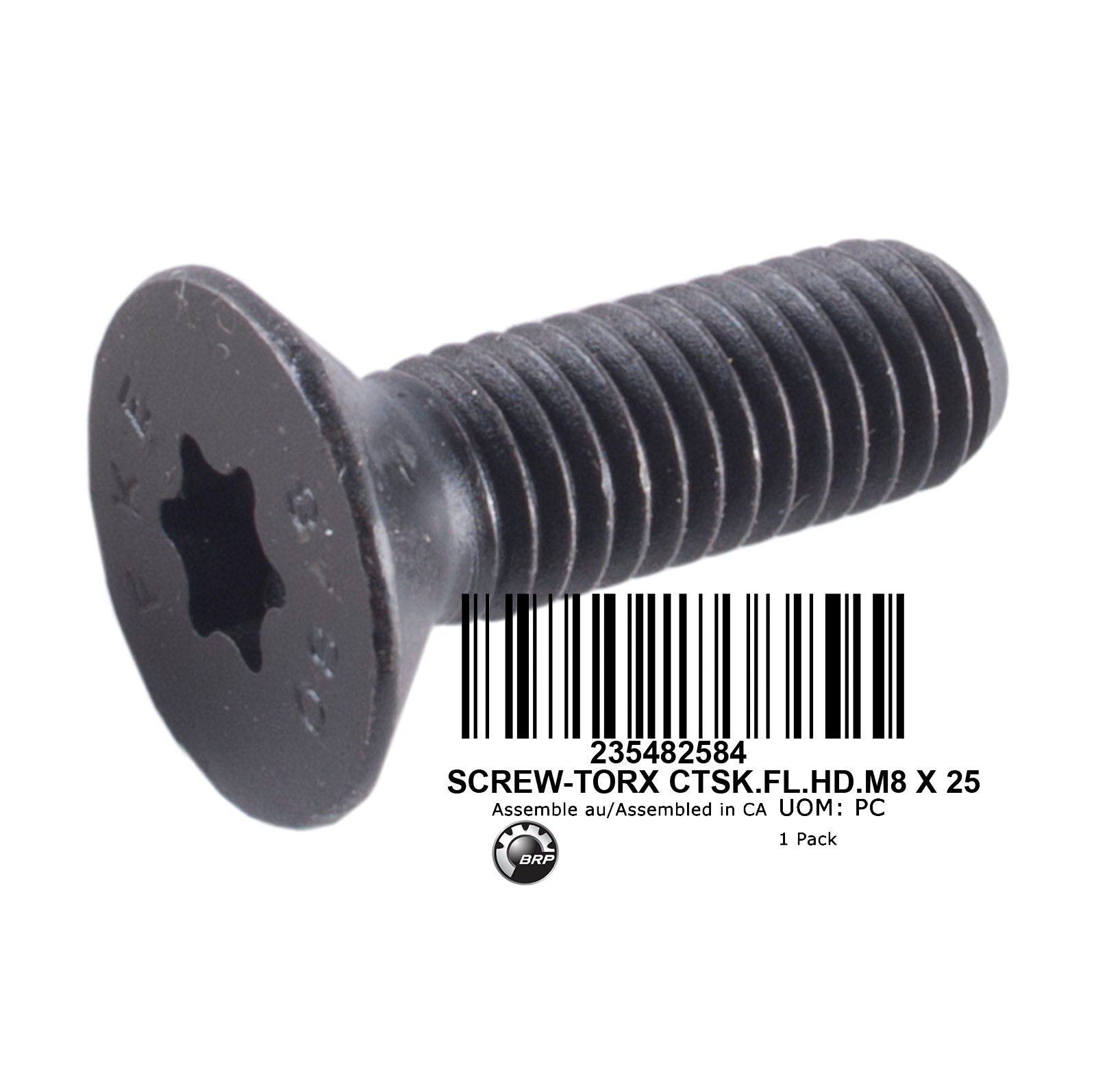 SCREW-TORX CTSK.FL.HD.M8 X 25